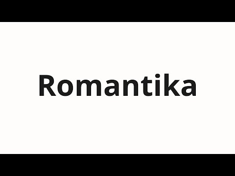 How to pronounce Romantika | Романтика (Romance in Russian)
