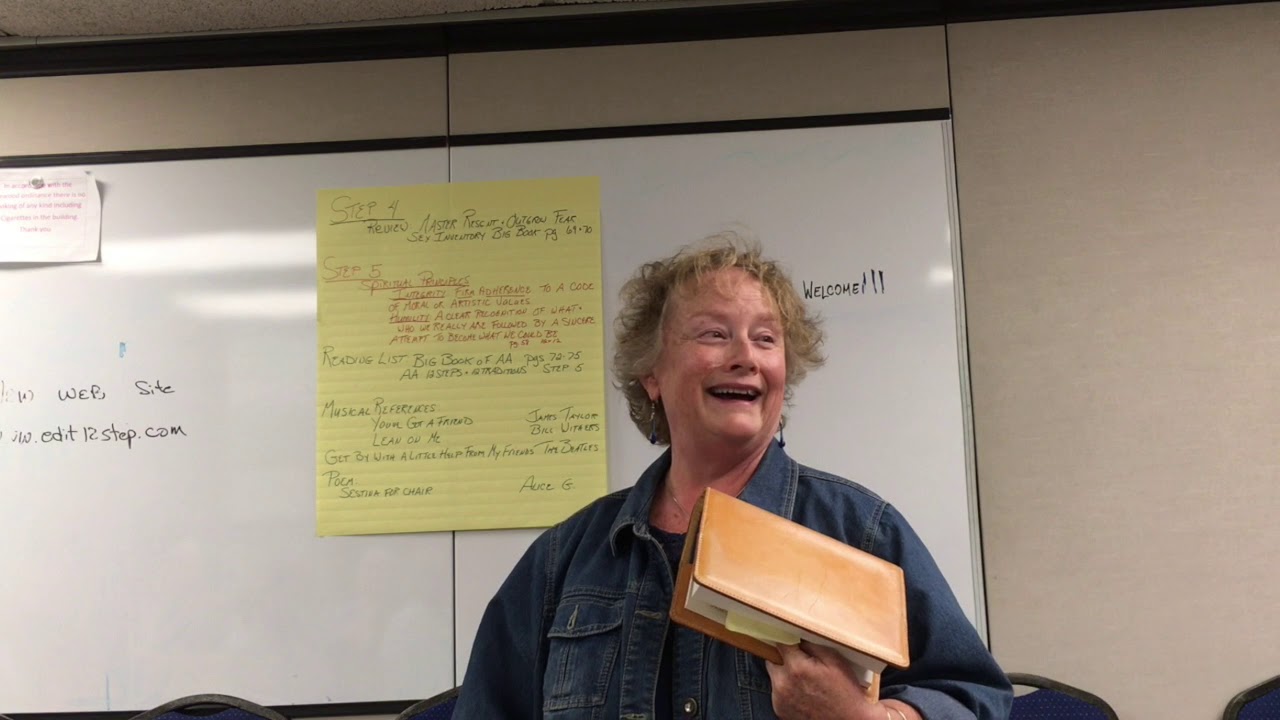 Working 12 Steps as an Alanon using the Big Book of AA Step 5