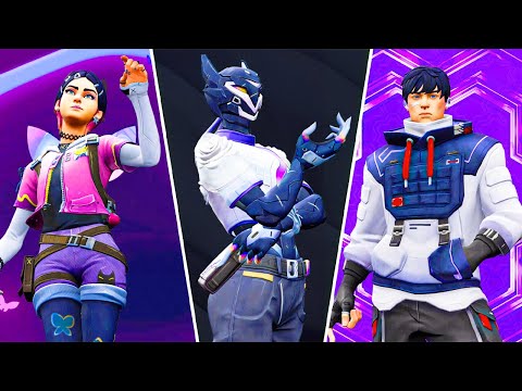 Valorant - All Agent Select Voice Lines & Animations