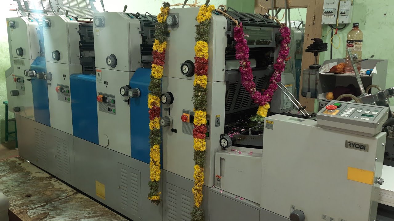 Ryobi 3304 HA 18.6 Paper 10,000, RPH Full speed 4 Colour Printing Machine