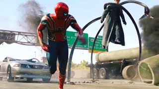 Spiderman VS Dr. Octopus Bridge Fight Scene In Hindi | Spiderman No Way Home (2021) | HD Clip