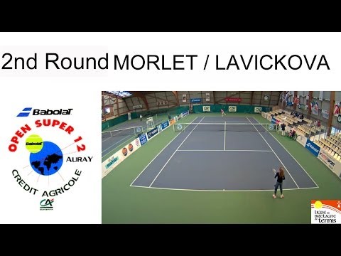 Victory of Morlet (FRA) over Lavickova (CZE) (6-3 4-6 6-3) - Open Super 12 Auray - Girls Single
