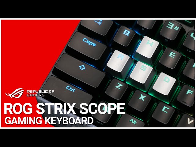 Asus ROG Strix Scope NX Deluxe Clavier de jeu mécanique RVB video
