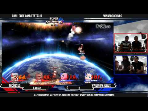 FGF2 - THC|Jesus & Fabian Vs. B & Wailing Walrus WR2 - Smash 4