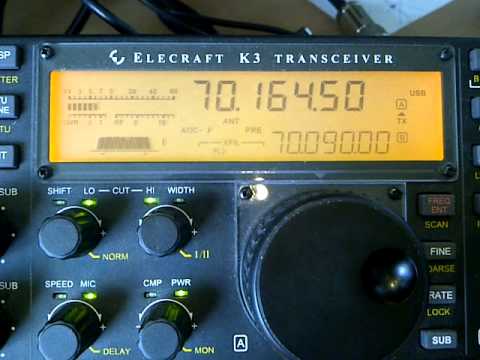 EA8DBM in CW via doublehop Sporadic E on 70 MHz 03.06.2015