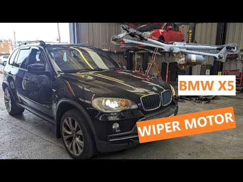 BMW X5 Wiper Motor and Linkage Replacement
