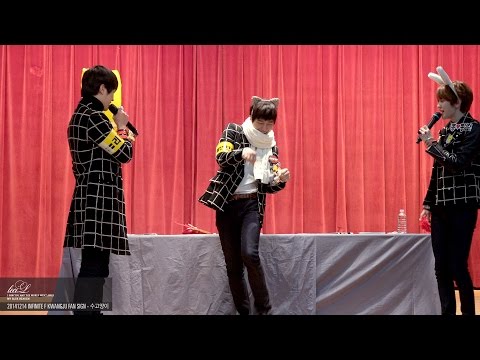 141214 INFINITE F 광주 25시음악사 사인회 수고양이