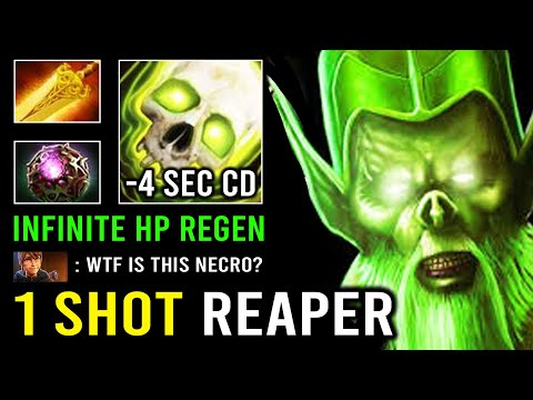 WTF 11 MIN RADIANCE 1 Shot Reaper -4 Second Skill Cooldown Necrophos 80K Damage Dealt Dota 2