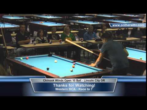 CWO 10 Ball   Tourangeau vs Pongpanik & Womens Finals   Sliva vs Jones Set 1