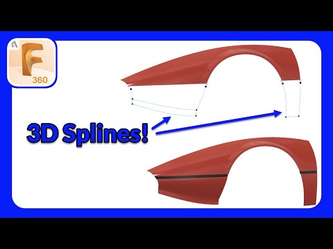 Surface Mastery Part 8 - Building Surfaces with 3D Splines | How to Surface Edges and 3D Splines