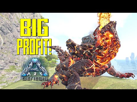 MAGMA RAIDING FOR BIG PROFITS - Ark Genesis Small Tribes EP 8
