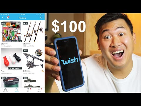 Wish.comで100ドルの釣りショッピングを楽しむ ($100 Fishing Shopping Spree on Wish.com)