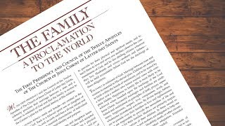 The Family: A Proclamation to the World