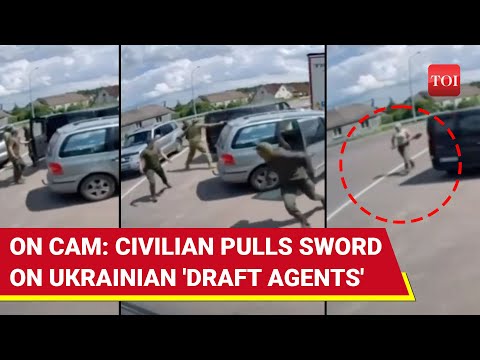 ‘...Like Dogs’: Ukraine’s Draft Chaos Escalates In Street Clash, Civilian Chases Agents With Shovel