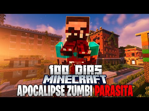 NERDCRAFT  - I SURVIVED 100 DAYS IN A PARASITIC ZOMBIE APOCALYPSE IN MINECRAFT HARDCORE