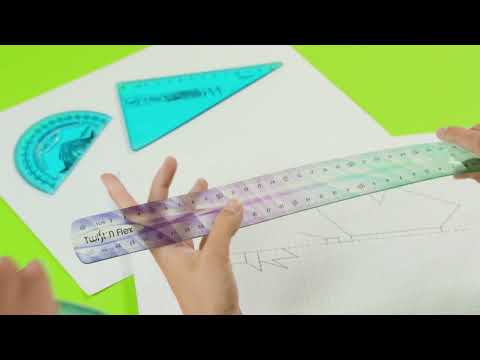 Liniaal Maped Twist 'n Flex 30cm assorti