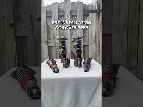 How to prep your coilovers for installation #coilovers #preload #toyota86 #carmods #fortuneauto