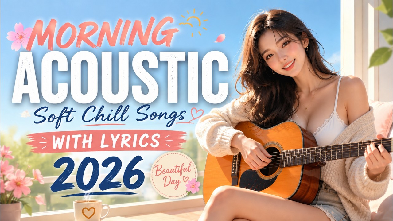 Morning Acoustic Songs with Lyrics 2026 🌸 Soft Chill Songs for a Beautiful Day