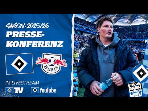 RE-LIVE: PRESSEKONFERENZ MIT MERLIN POLZIN | HSV vs. RB Leipzig