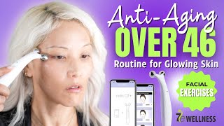 Face Workouts on my 46 yro Skin! 😲 | BEST Microcurrent Beauty Device | 7E Wellness Myolift QT PLUS