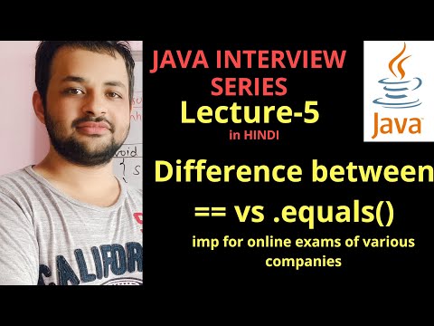 Java Interview Series Operator Vs Equals Method In Java Lecture 5