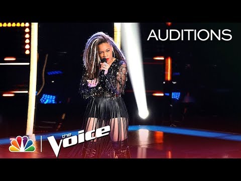 Sandy Reed sing "River" on The Blind Auditions of The Voice 2018