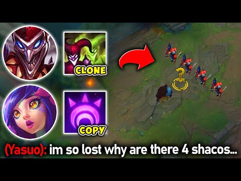 WE PLAYED THE “CLONE COMP” AND SUMMONED AN ARMY OF SHACOS - League of Legends