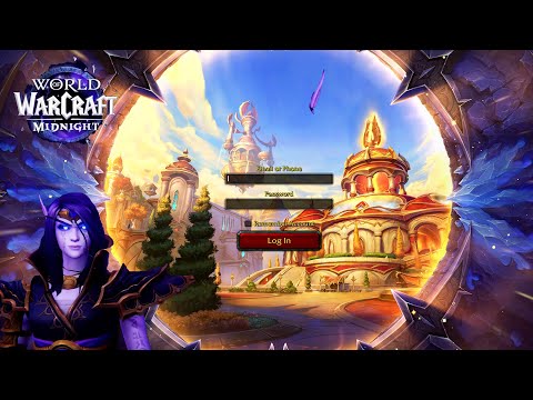 New Midnight Official Login Screen - Music & Animation | World of Warcraft 12.0