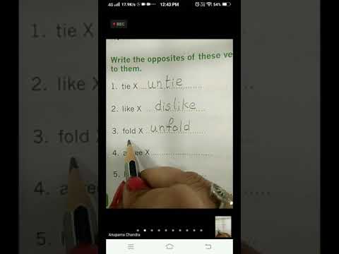 Antonyms by adding prefix un- or dis-,pg-104, Class:2, English