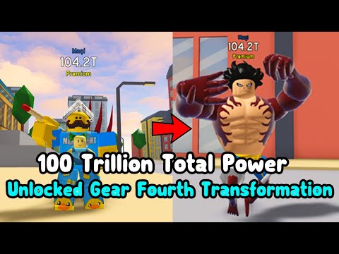 I Got Gear Fourth Transformation And Reached 100 Trillion Total Power! - Anime Fighting Simulator