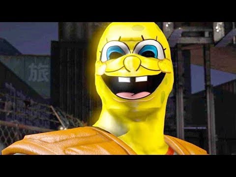 Mortal Kombat XL - SpongeBob Sub-Zero PC Mod Performs Intro Dialogues Vs All Characters