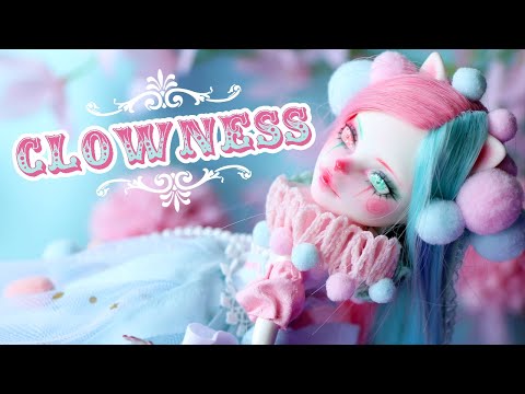 CLOWNESS 🤡 | Catrine DeMew Monster High custom doll | PIXIENATORY