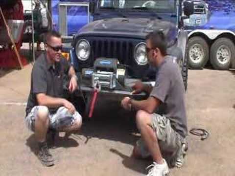 Ramsey Winch New Patriot 9500 UT Jeep Install Moab EJS ORC
