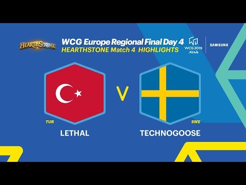 [HIGHLIGHTS] WCG 2019 Xi’an, European Regional Final - Hearthstone, 4R, Turkey vs Sweden (ENG)