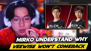 MIRKO UNDERSTANDS WHY VEEWISE WON'T COMEBACK TO PRO-SCENE