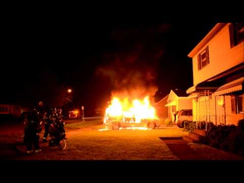 U-Crest FD Vehicle Fire - Body Found DOA - 20 Nokomis Prky