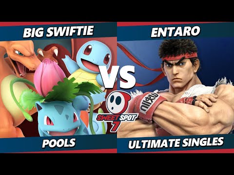 Sweet Spot 7 - Big Swiftie (Pokemon Trainer) Vs. Entaro (Ryu) SSBU Ultimate Tournament