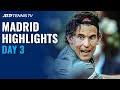 Thiem, Rublev, Nishikori, Berrettini Feature | Madrid 2021 Day 3 Highlights
