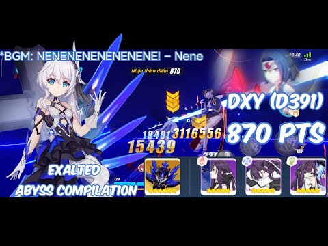 HI3 SEA - [Abyss] Red Lotus: DXY(D391) 870 Pts - TP Carol(SS) HS T0 3*