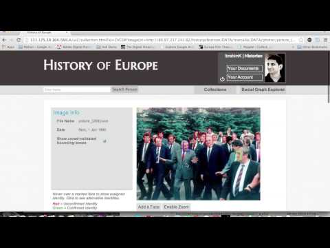 CUbRIK Project - Building the Social graph of the History of European Integration