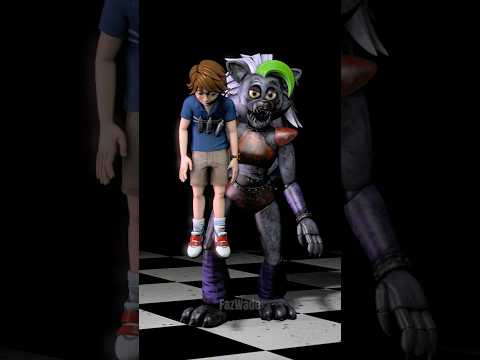 Roxanne Didn’t like what Gregory did #fnaf #fivenightsatfreddys #gregory #roxannewolf