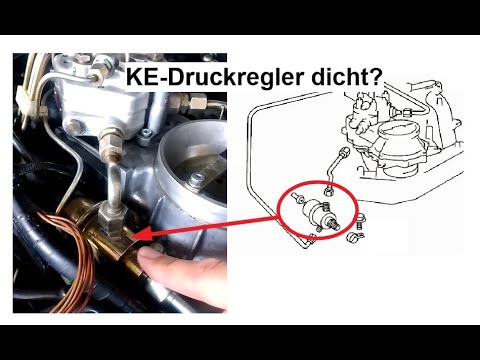KE-Jetronic Druckregler prüfen