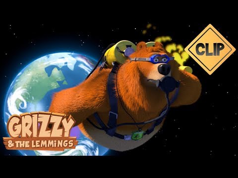 Grizzy & the Lemmings take off in the space - Grizzy & the Lemmings