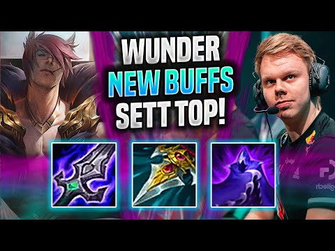 WUNDER IS INSANE WITH SETT NEW BUFFS! - FNC Wunder  Plays Sett Top vs Yone! | Season 2022