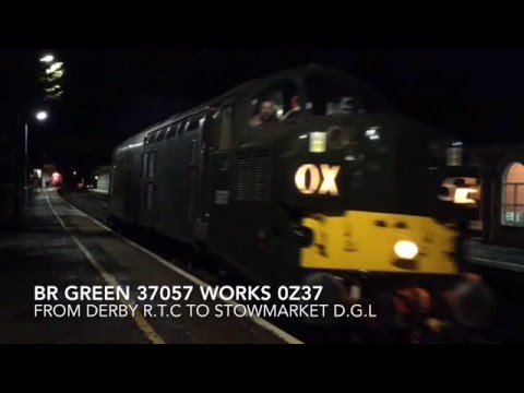 Colas Rail 37057 works 0Z37 at Stowmarket