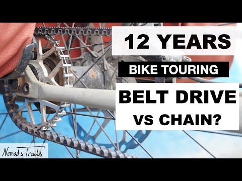 Belts Are BETTER Than Chain Drivetrain for Bicycle!  My Test Result After 12 YEARS OF BIKE TOURING!