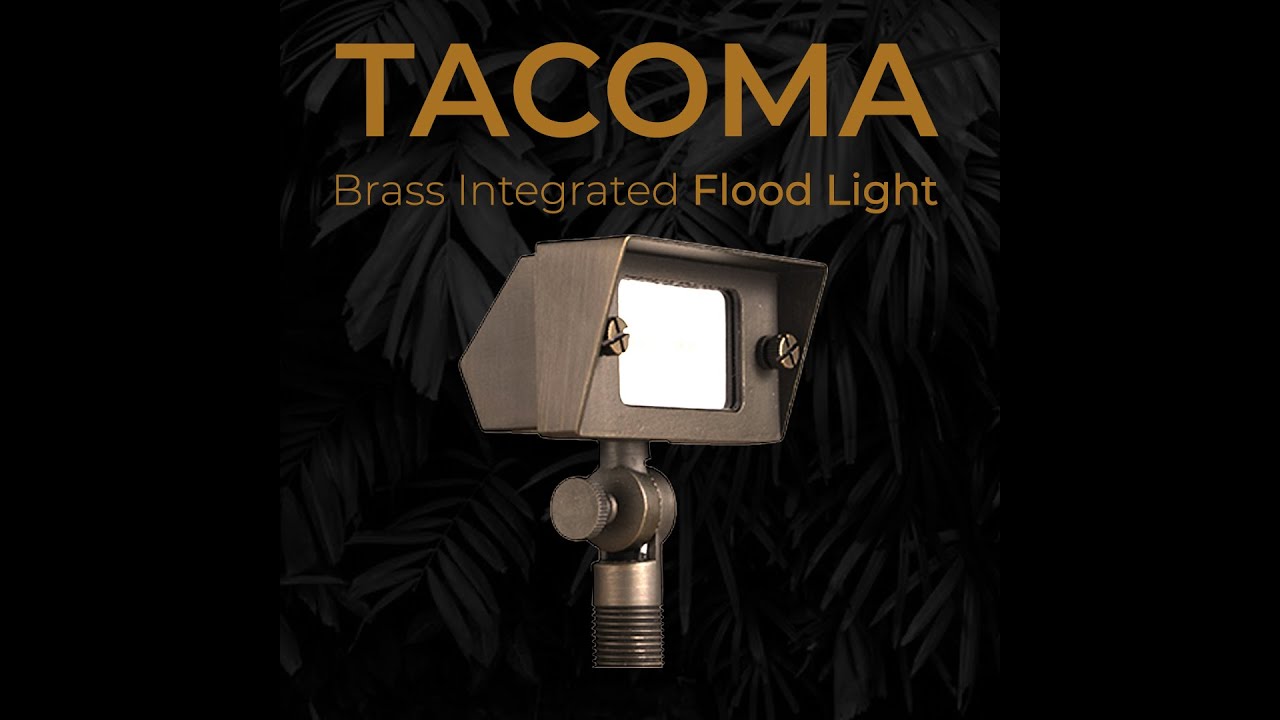 Experience Quality Illumination: The Tacoma Integrated Flood Light with Adjustable Settings