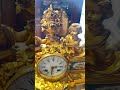 Bronze ormolu mantel clock