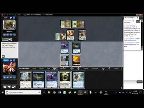 Modern UW Spirits League 08/13/18 - Match 2 vs Vizier-Druid (2 of 5)