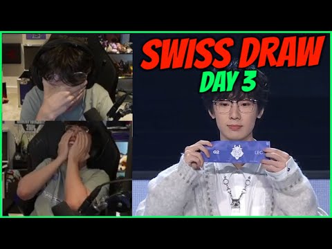 WORST DRAW EVER | CAEDREL REACTS TO SWISS DRAW, ROUND 3 MATCHUPS
